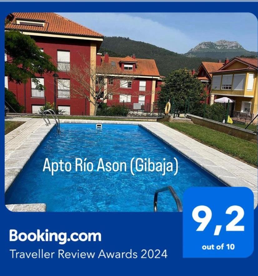 Apto Rio Ason, Desconexion Total Con Piscina Y Vistas Espectaculares Gibaja Eksteriør billede